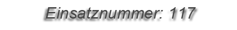 Einsatznummer: 117 Einsatznummer: 117