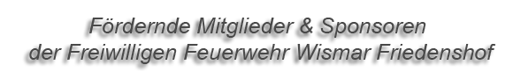 Fördernde Mitglieder & Sponsoren
