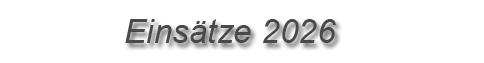 Einsätze 2025 Einsätze 2025
